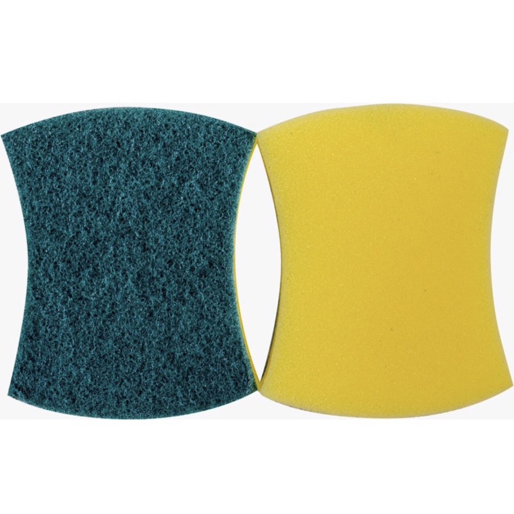 [BISA COD] PROMO Spons Cuci Piring 2 Sisi Bahan Berkualitas Murah Meriah Sabut Cuci Spon cuci Penggosok Piring Pembersih Dapur Busa Cuci Murah