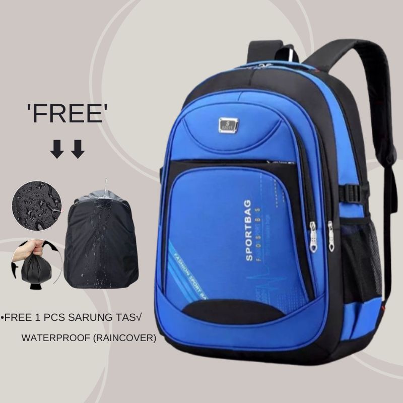 Tas Ransel Sekolah Polsport Tas Ransel Anak SMP SMA KULIAH Tas JUMBO Kapasitas Besar Bacpack Cewek Cowok