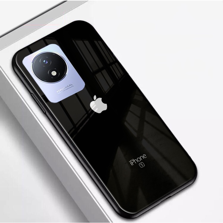 (Q27) Softcase Vivo Y02 - Softcase Kaca Vivo Y02 - Case Aesthetic Vivo Y02 - Case keren Vivo Y02 - C