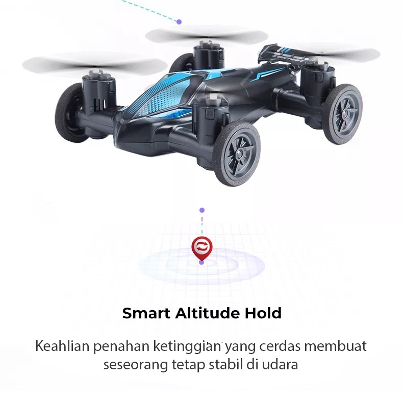 2in1 RC Mobil Dan Pesawat Terbang | Mainan Anak Laki Laki Mobil Mobilan Remote Control | Mobil Plane H103