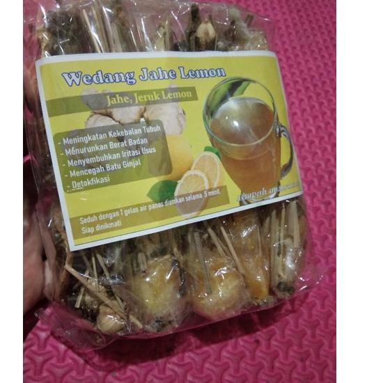 

【MEGA SALE】 WEDANG REMPAH JSR LEMON JAHE SEREH Komplit GULA BATU ISI 10 PCS