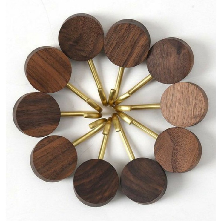 Cantolan Kayu Dinding Gantungan Kayu Dinding Kapstok Mini Gantungan Minimalis