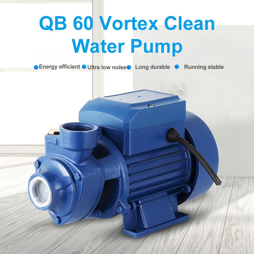 QB60 Pompa Booster Otomatis Pendorong Otomatis Pompa Air Sumur Dangkal 0.5HP 370W Booster Pump Air Otomatis