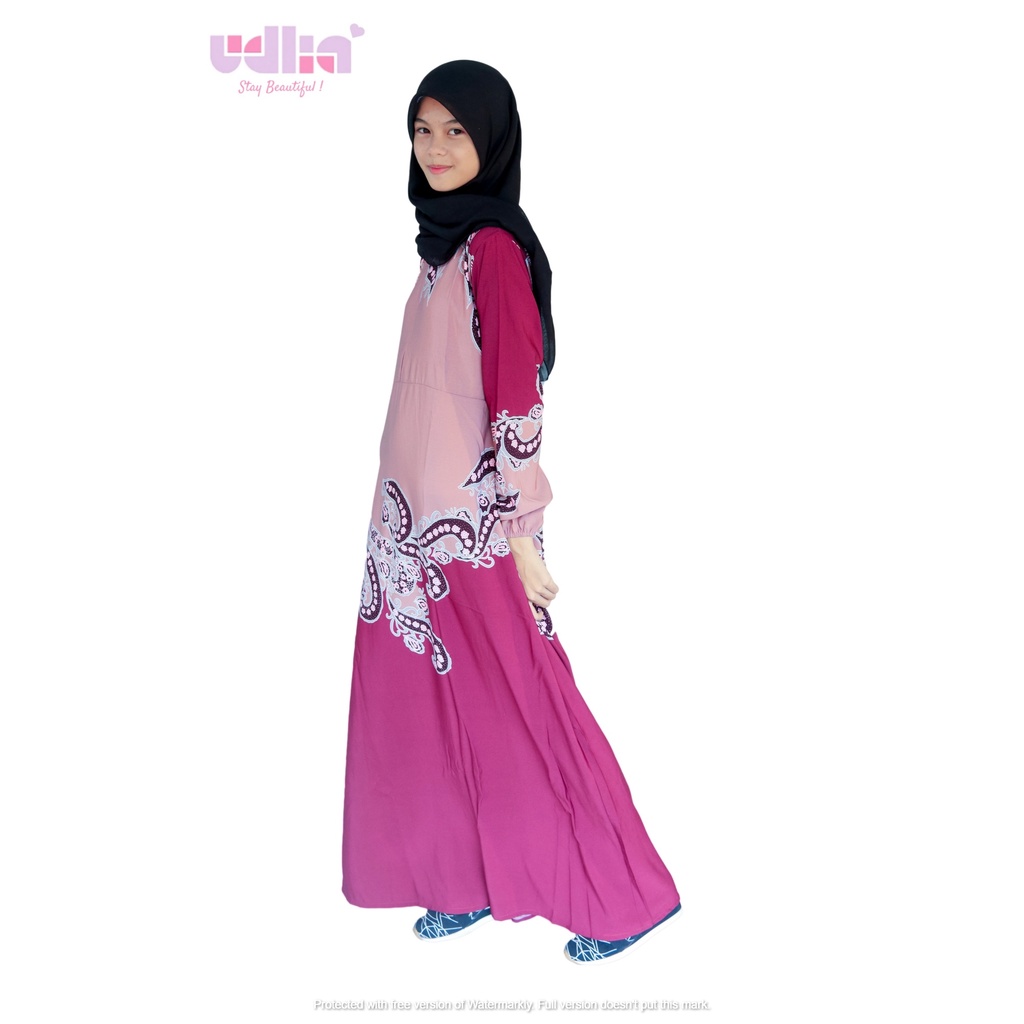 Udlia Gamis Umbrella Motif Busui Umbrella