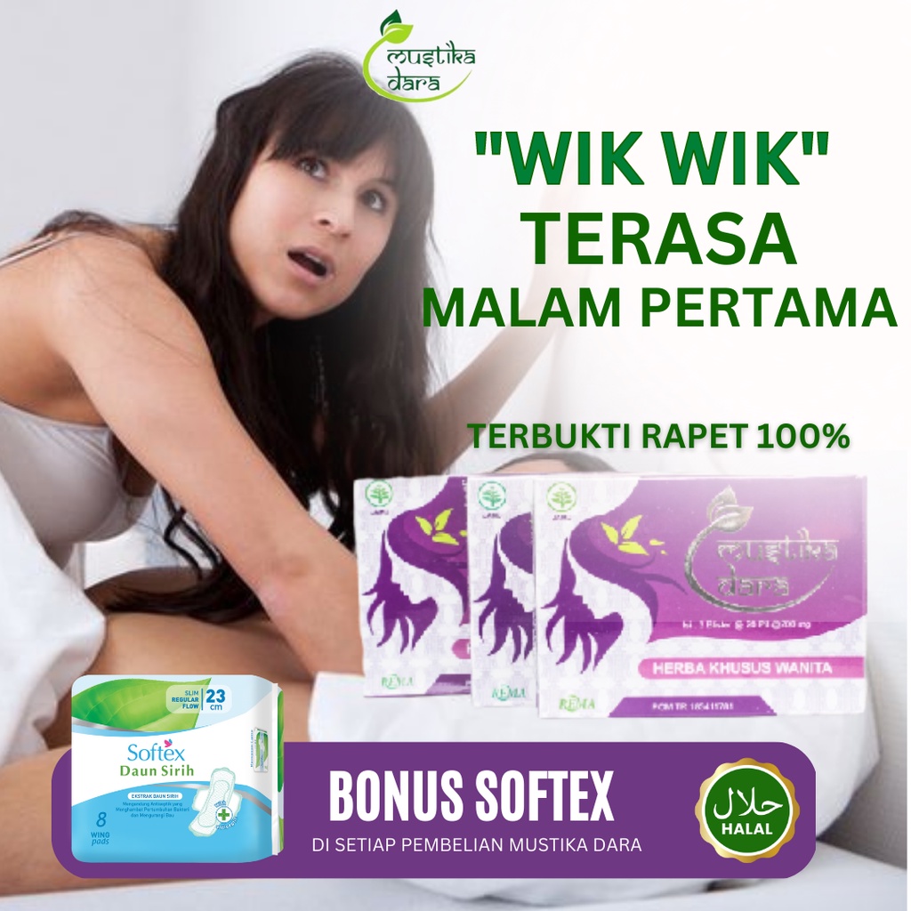 𝗠𝘂𝘀𝘁𝗶𝗸𝗮 𝗗𝗮𝗿𝗮 𝗢𝗿𝗶𝗴𝗶𝗻𝗮𝗹 - Mahkota Dara Herbal - Pil Obat Kewanitaan Merapatkan dan Mengharumkan Miss V mustikadara Kista Organ Intim Wanita Cepat Hamil Miom Myom