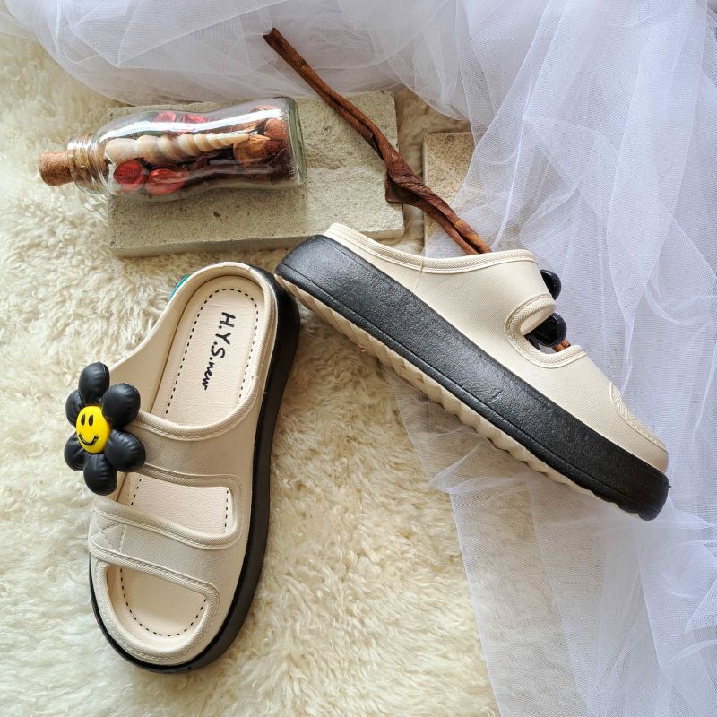 Sandal Selop Wanita Ban Ban 2 Kembang  029