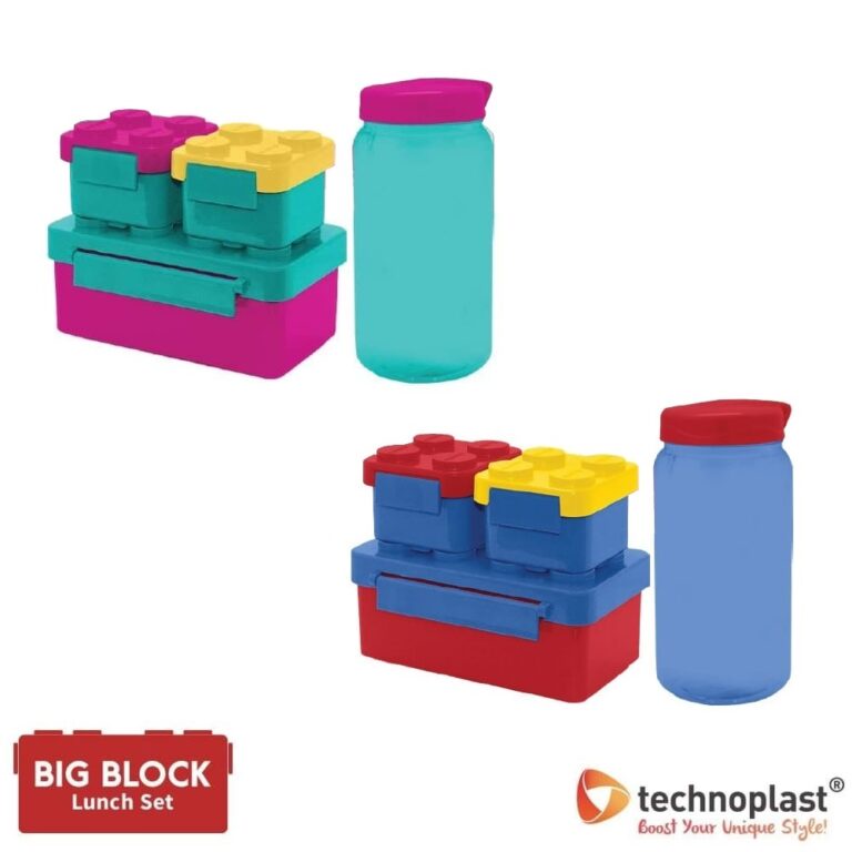 TECHNOPLAST Big Block Lunch Set / Tempat Makan Anak