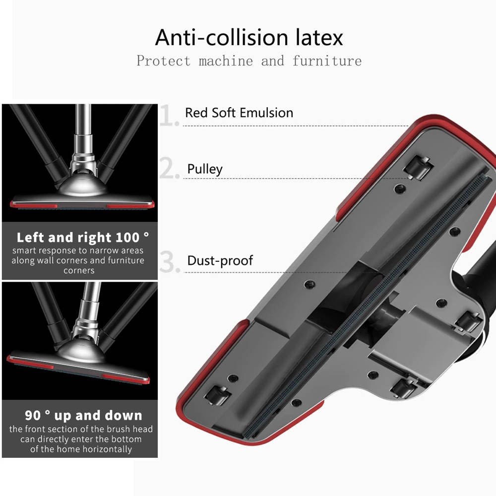 KALNO Cordless V12 Stick Vacuum Cleaner 600W - Penyedot Debu Vacuum Charge Tanpa Kabel Multifungsi Bersih Rumah Dilengkapi Holder Dan Aksesoris  Daya Hisap Kuat Dengan 3 Kecepatan