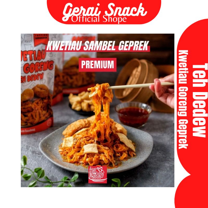 Kwetiau Goreng Teh Dedew Sambal Geprek Asli Bandung