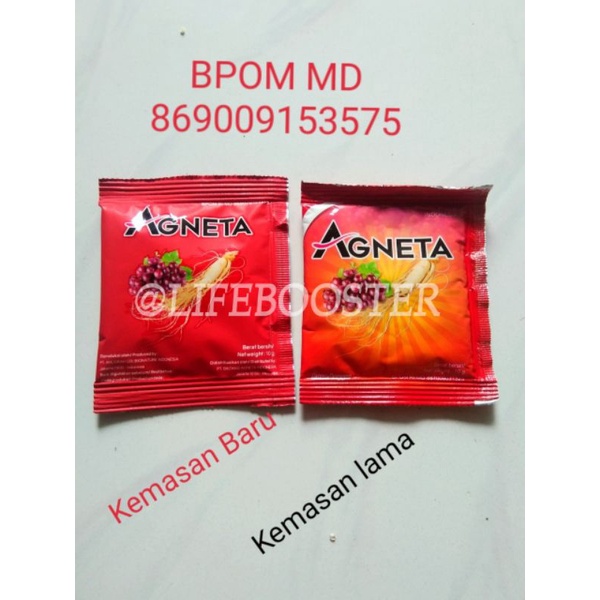 Agneta Redwine - 1 Sachet (Kemasan Baru)
