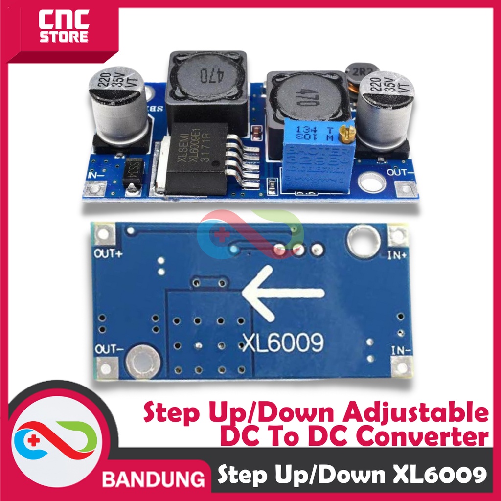 XL6009 Auto Boost Buck Adjustable Step Up Step Down DC to DC converter