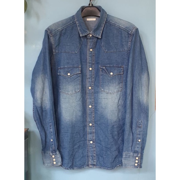 kemeja denim / denim shirts / western shirts