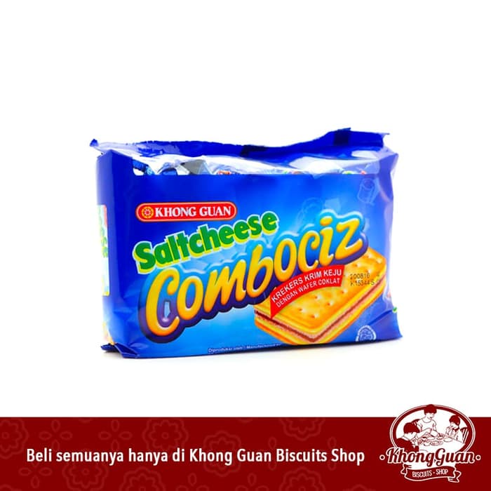 

KHONGGUAN SALTCHEESE COMBOCIZ 170GR BISKUIT KHONGGUAN BISKUIT UBM REGAL MONDE NABATI