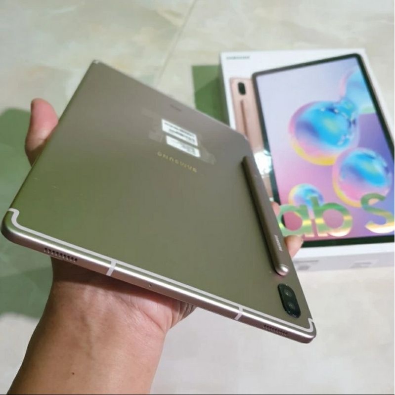 Samsung tab S6 6/128 Ram 6gb internal 128gb lengkap s pen + keyboard