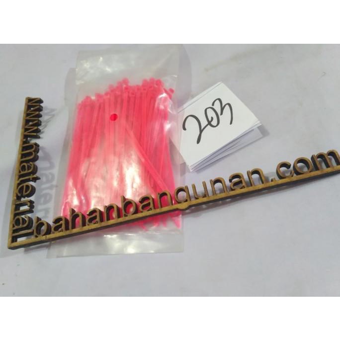 

kabel tis pink panjang 10 cm cable ties nylon ikat mini ecer tali citrab44 Diminati Banget