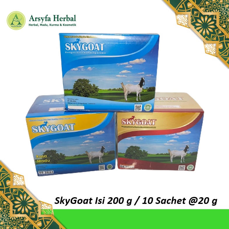 

SkyGoat Sky Goat Susu Kambing Etawa Skygoat Isi 10 Sachet x 20 gram