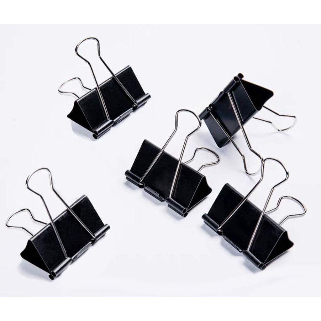 

KLIP KERTAS/PENJEPIT KERTAS/BINDER CLIP 1 PAK ISI 12 PCS
