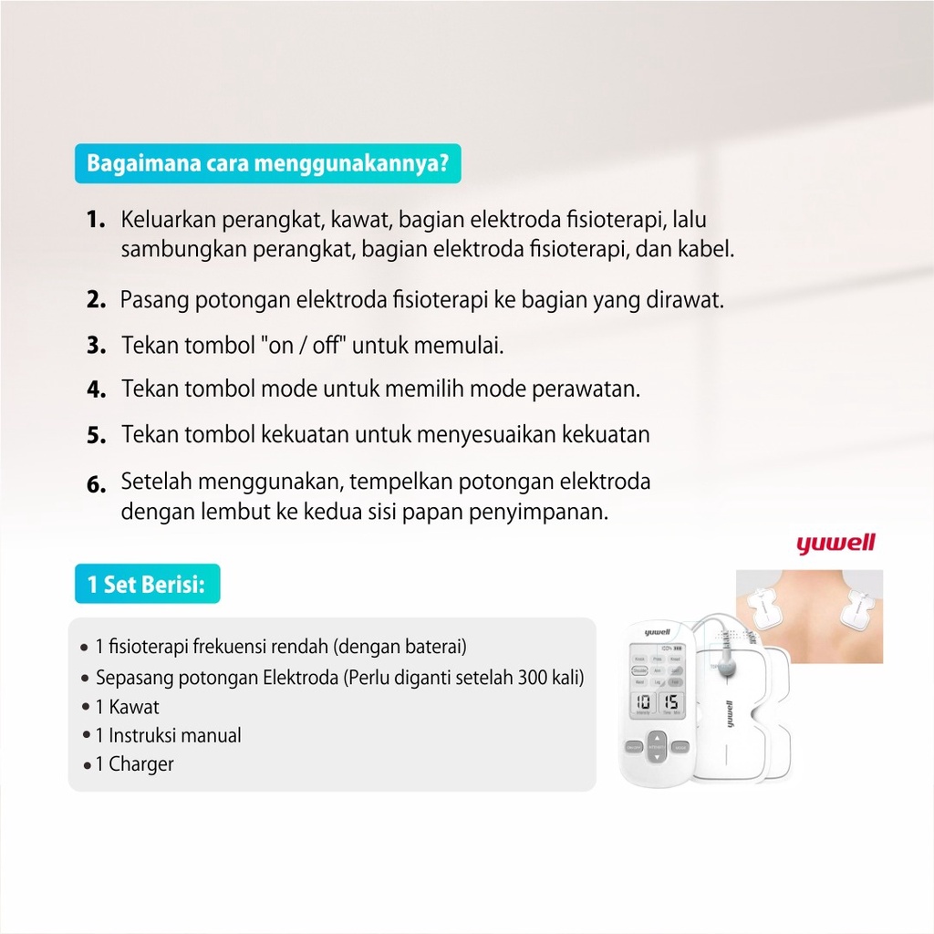 Yuwell Tens SDP 330 Low Frequency Physiotherapy Therapy Machine OJB