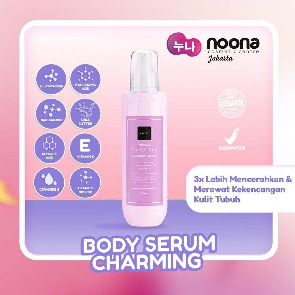 SCARLETT BODY SERUM CHARMING 250ML
