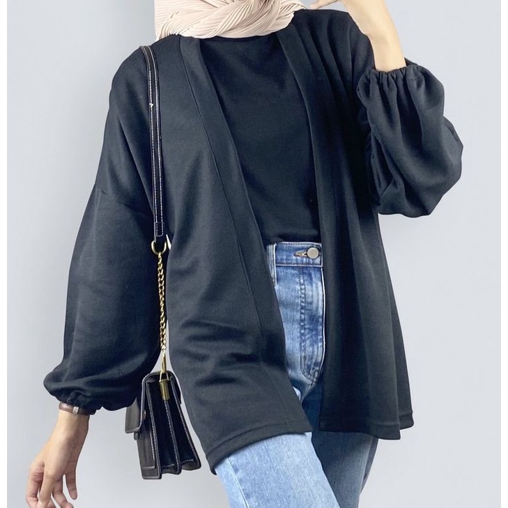 BEFAST - ZSO OOTD WANITA CARDIGAN SHANA / EMMA BALON CARDIGAN CREPE / Fashion kekinian Wanita / OOTD Daily Wanita Kerja/Kampus / Terlaris / Pakaian Wanita Casual / Cardigan Polos Formal / Outer Kekinian remaja ABG / Outfit Wanita Hijab Style