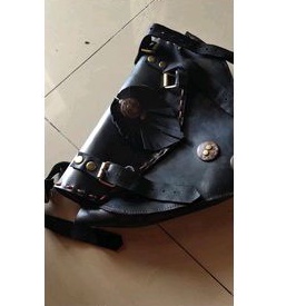 Variasi Yamaha XSR155 Tas samping kulit handmade