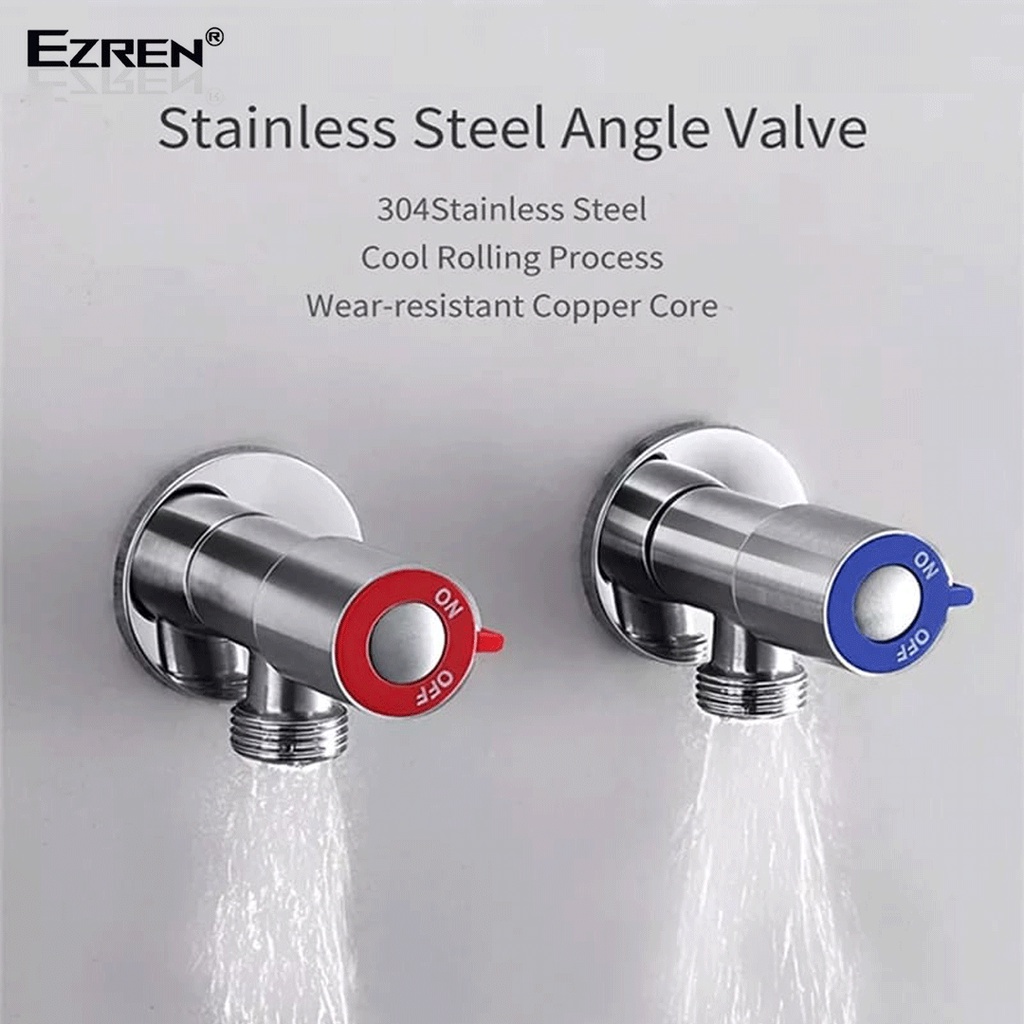 Ezren EZ-0031 Stop Kran Stainless Single SUS 304 1/2 Inch Valve COLD