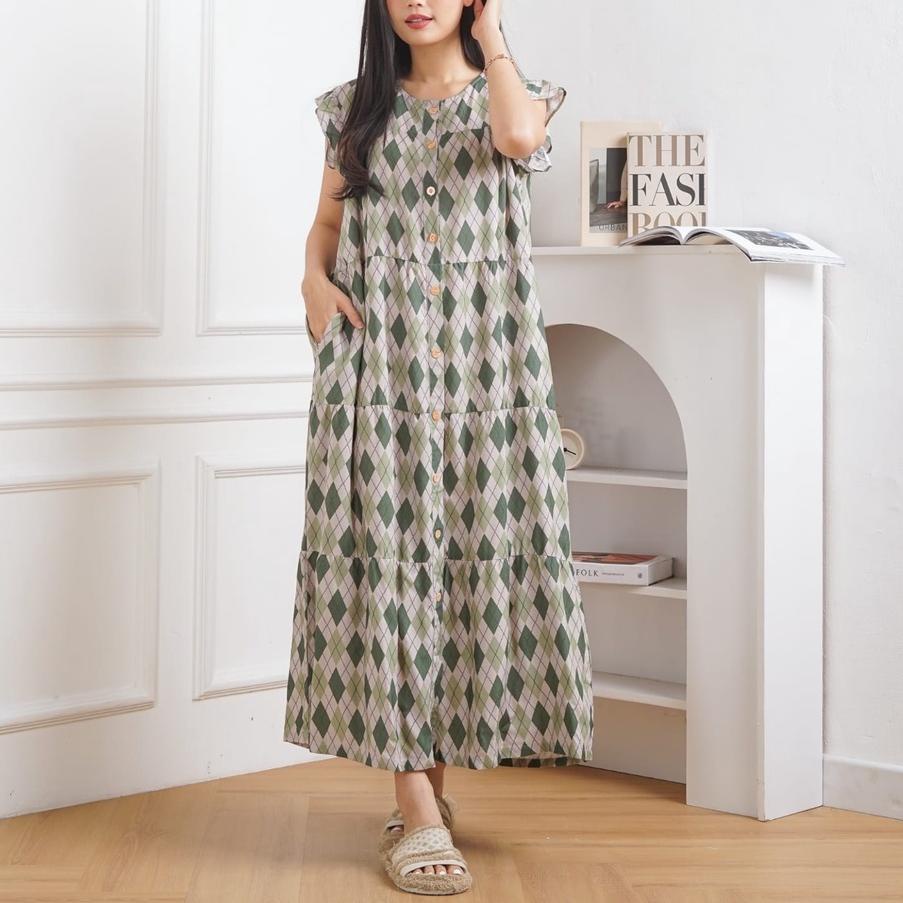 Depan1 AS Tier Dress Kudamas Couture KMC LD 114cm Busui Sesaon