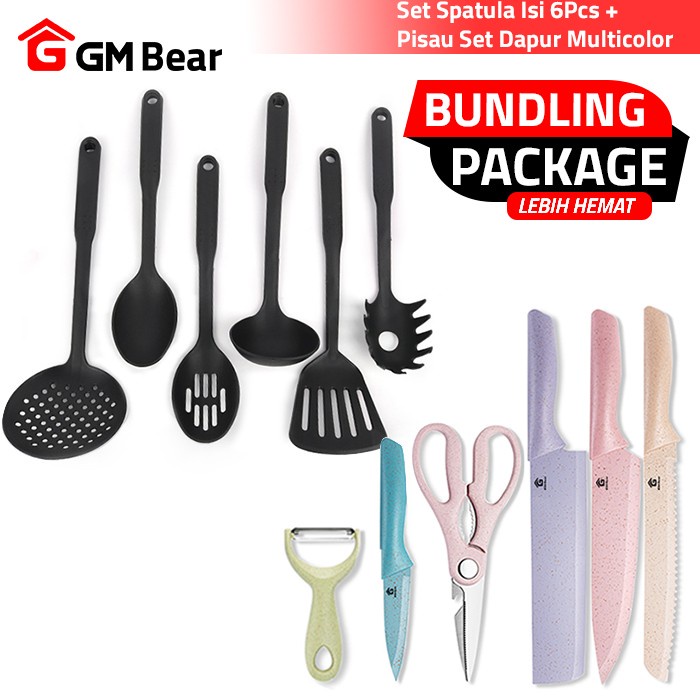(BUNDLING) GM BEAR SPATULA SET 1073 + PISAU SET 1138
