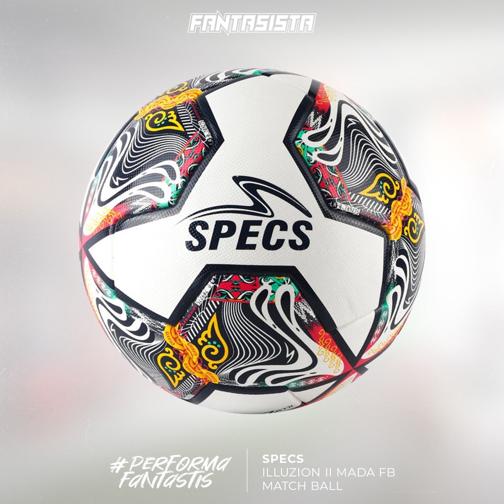 Bola Sepak SPECS ILLUZION II MADA FB MATCH BALL FIFA APPROVED  White Lotus Red 904883