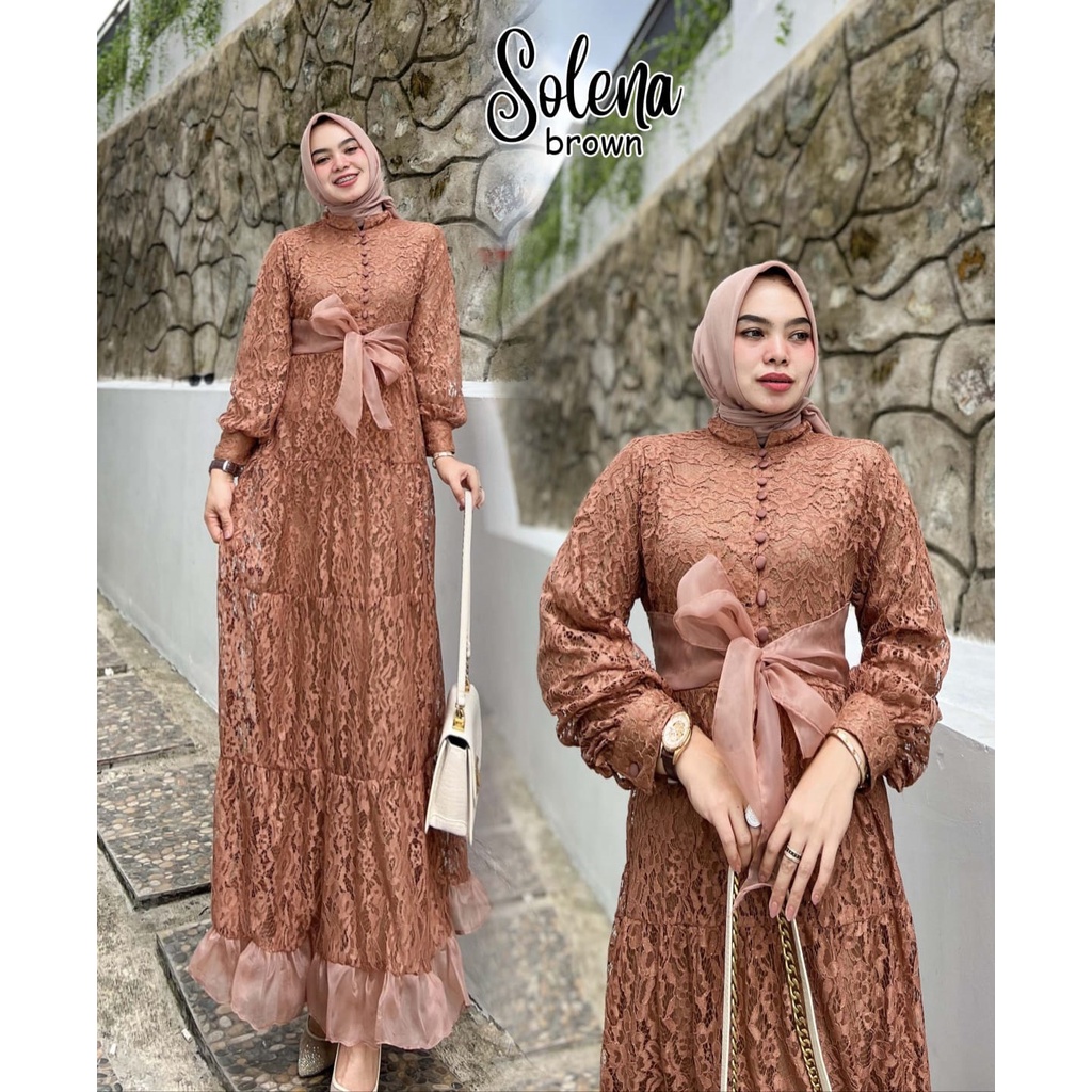 GAMIS PESTA KONDANGAN SOLENA PARTY DRESS RBUKAT