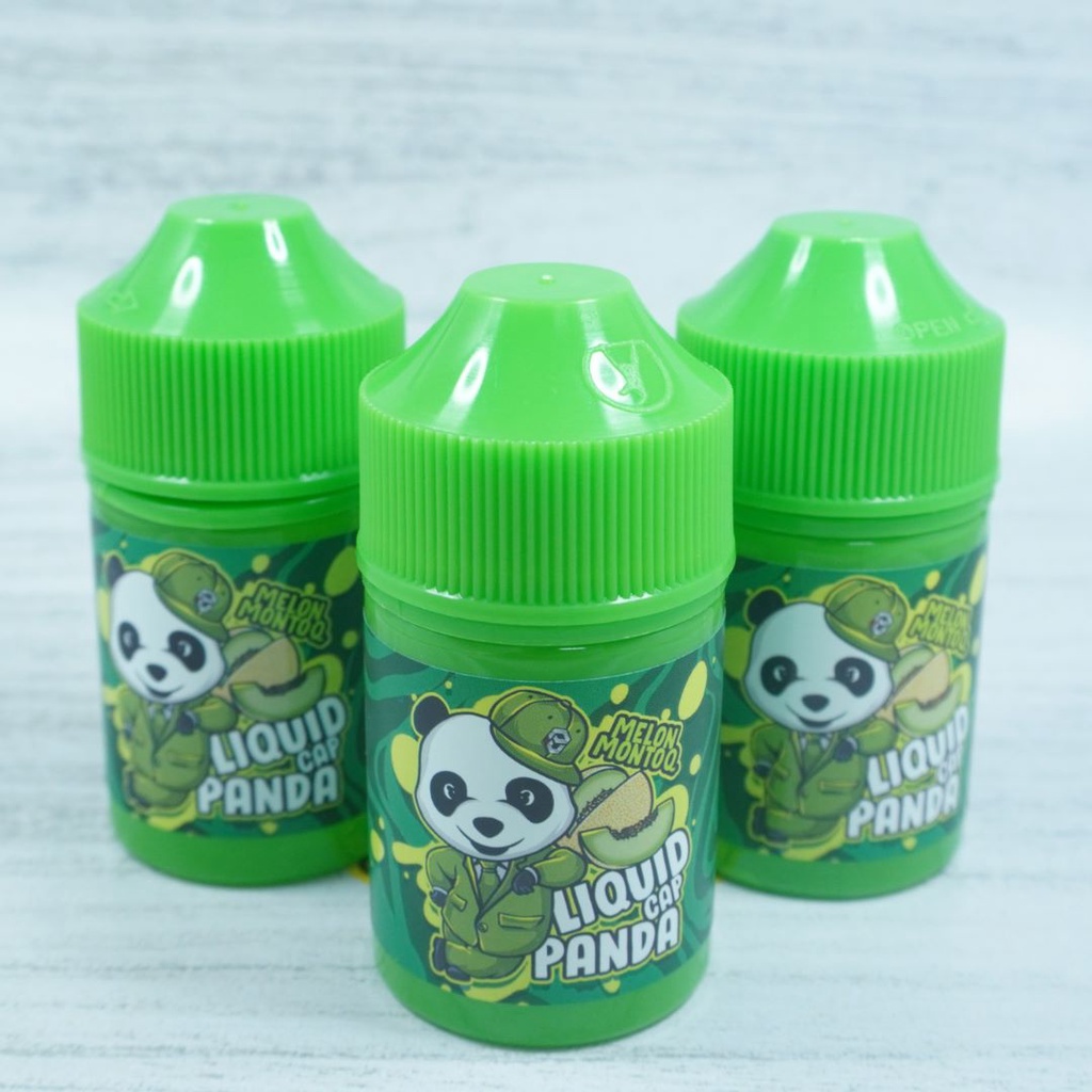 Liquid Vape Cap Panda Melon Montoq Montok 60ML Original