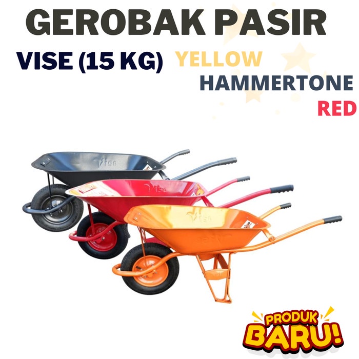 Jual Gerobak Dorong Sorong Merk Vise Kg Troly Cor Gerobak Pasir Shopee Indonesia