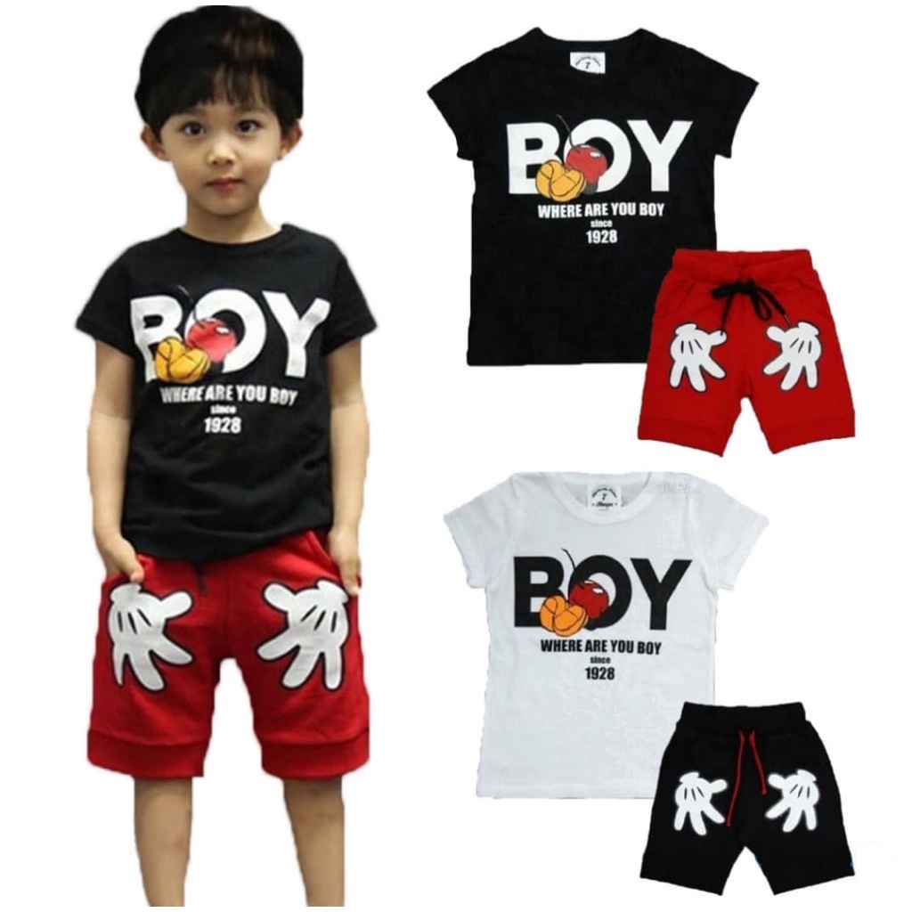 SET BAJU ANAK BOY ONE SET KIDS SETELAN ANAK LAKI-LAKI TERBARU USIA 1-5 THN PAKAIAN ANAK LAKI-LAKI MURAH