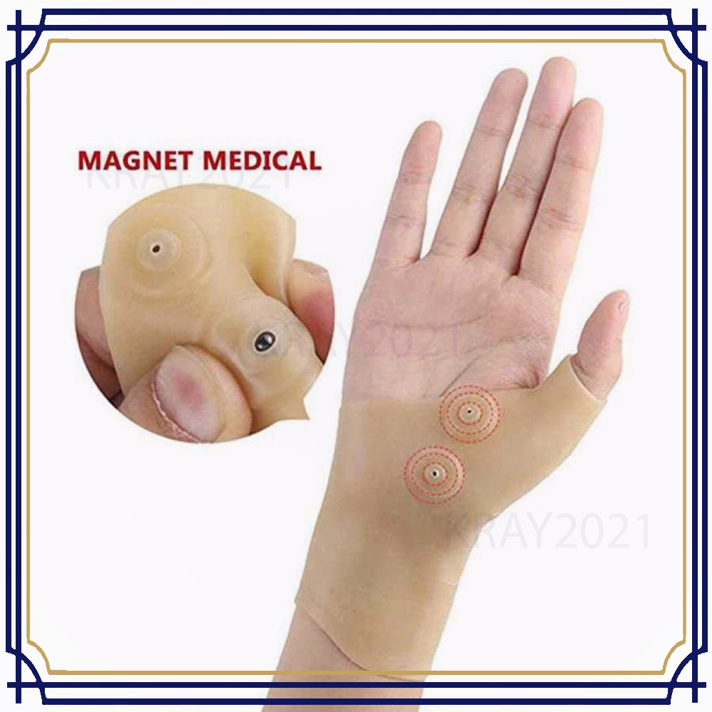 Sarung Tangan Silicone Magnetic Therapy Tenosynovitis -HL478