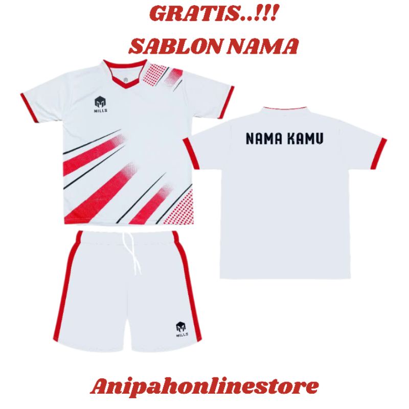 [ free custom nama ] Stelan baju bola anak-anak/ baju futsal anak laki-laki perempuan/ Jersey anak terbaru