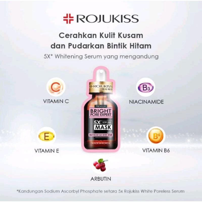 ROJUKISS Premium 5X Serum Mask 25ml