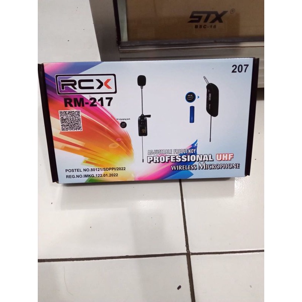 Mic clip on cepit RCX RM-217 singgel