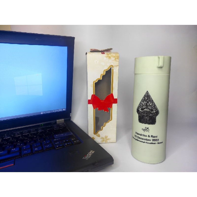 Botol Kaktus + Sablon + Box