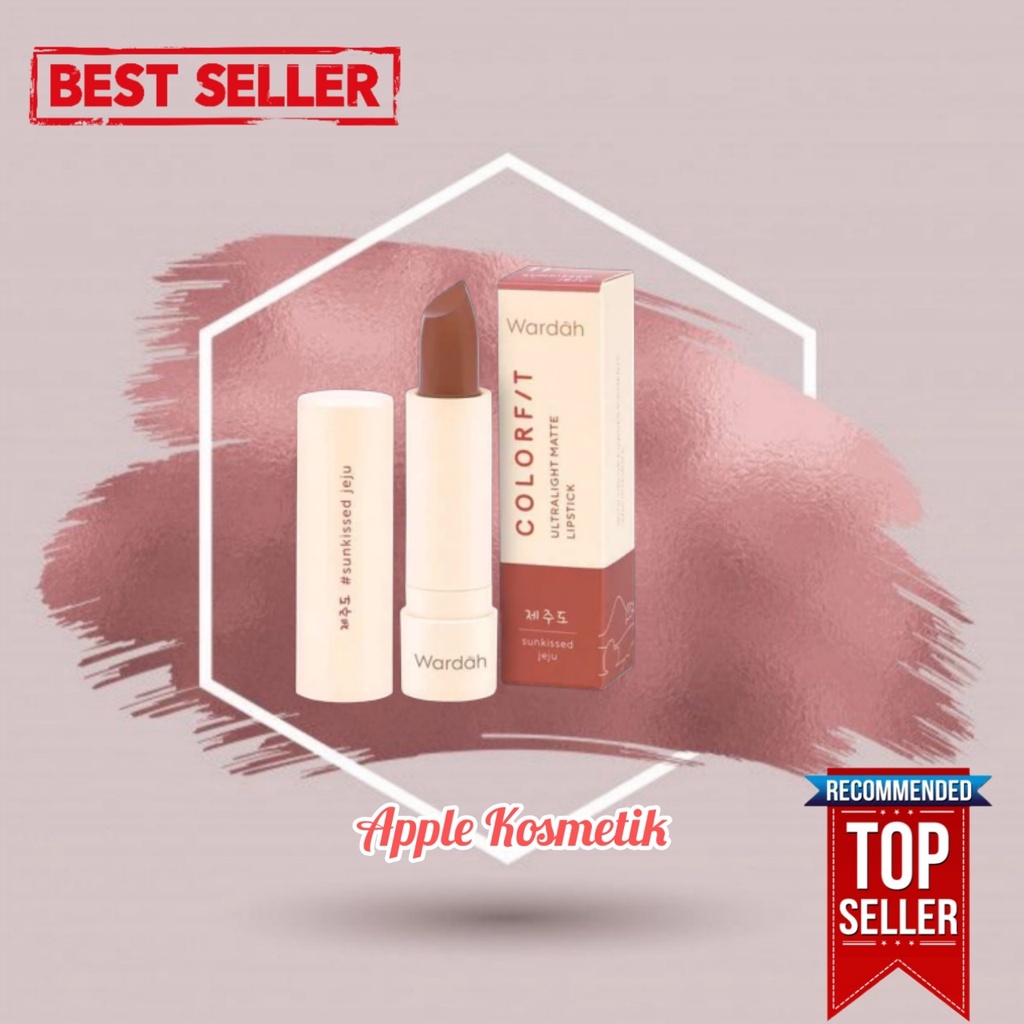 WARDAH Color F/T Ultralight Matte Lipstik 3.6g - Apple_Kosmetik