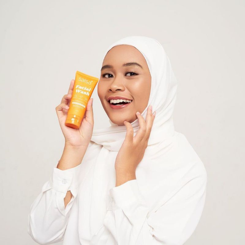 Salsa Facial Wash | Salsa Gel Cleanser | Salsa Sabun cuci muka untuk kulit sensitif