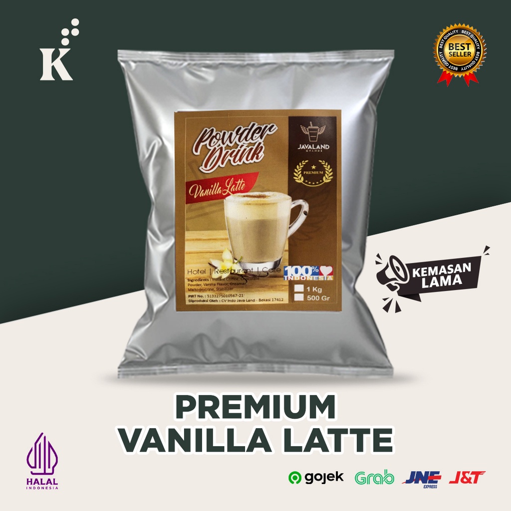 Bubuk Minuman Premium Vanilla Latte Javaland Grande 1kg