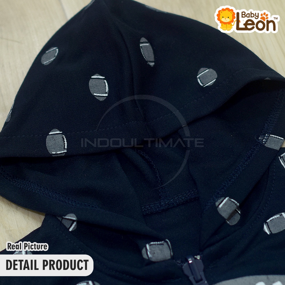 Jaket Anak Bayi Jaket Kupluk Bayi Resleting BABY LEON Jaket Anak Bayi Balita Baju Bayi JBS-04 Jaket Bayi Newborn