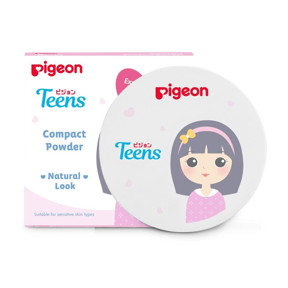 PRODUK VIRAL [Free Gold] Najmia PIGEON Teens Compact Powder Natural Look 14Gr & Refill Compact Powde
