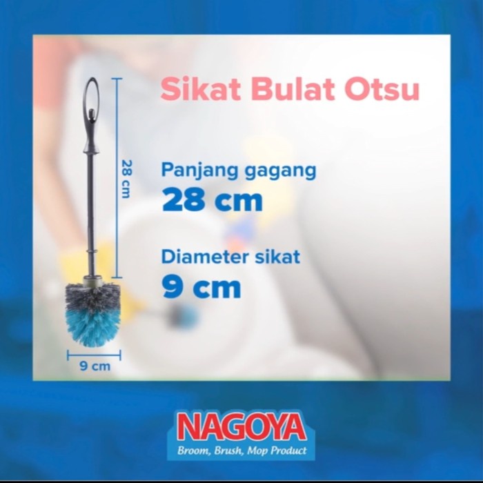 Sikat WC OTSU Sikat Toilet Sikat Bulat Sikat Nilon Nagoya 904