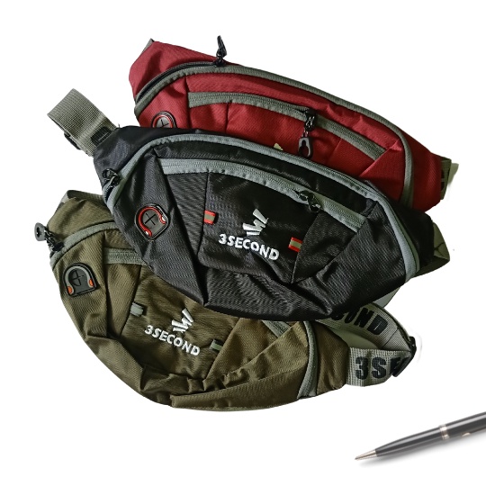 TAS SELEMPANG WEISBAG PRIA WANITA 3SECOND Polos