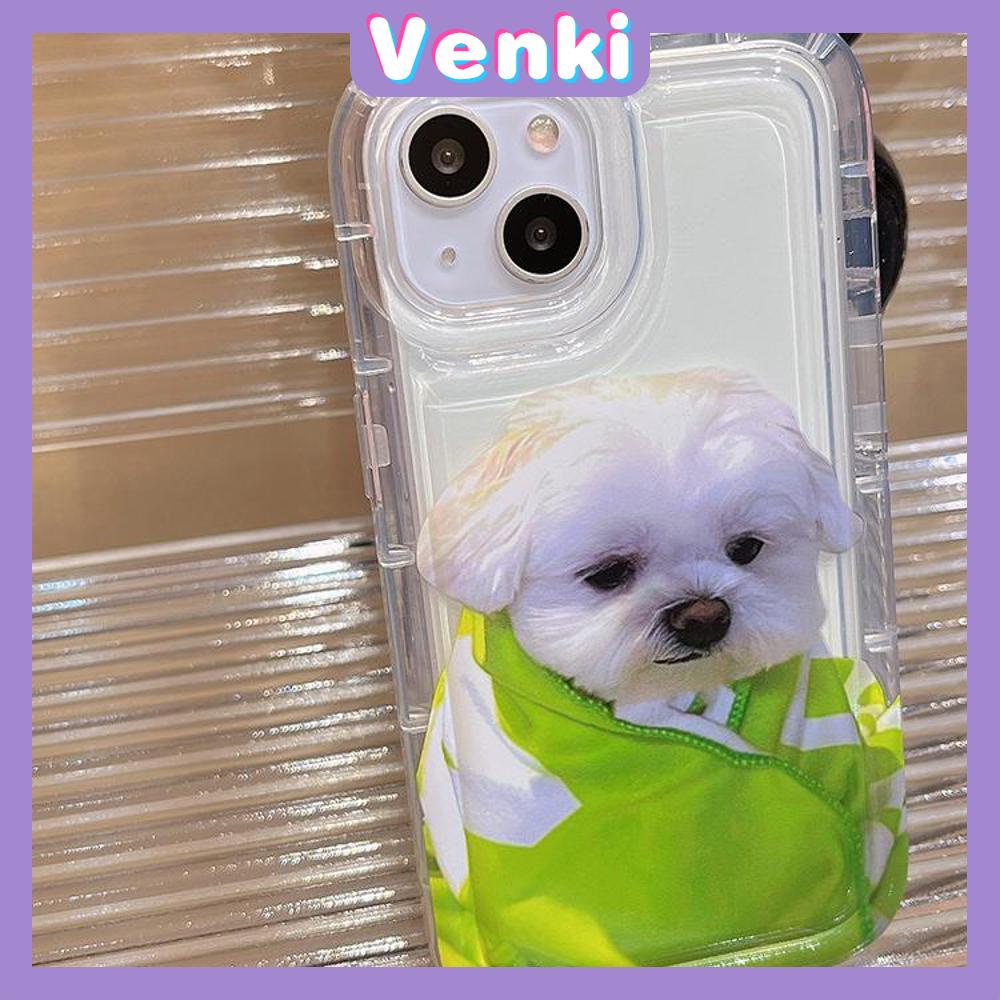 Case For iPhone 14 Pro Max TPU Soft Jelly Airbag Clear Case Cute Cartoon Dog Camera Protection Shockproof For iPhone 14 13 12 11 Plus Pro Max 7 Plus X XR