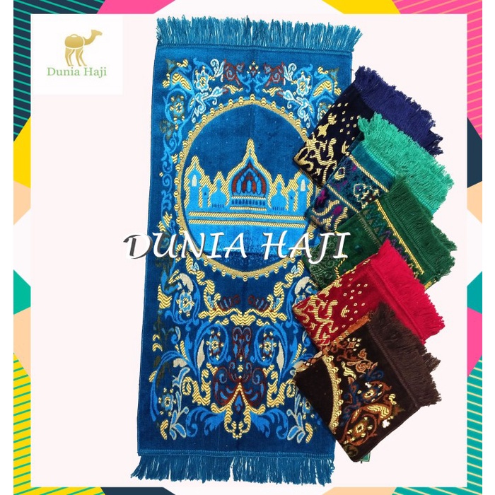 Sajadah Sajadah Bulu Turki Ukuran Tanggung Sejadah Midi Tebal Beludru Turkey(E1Y3) Sajadah Wangi Tur