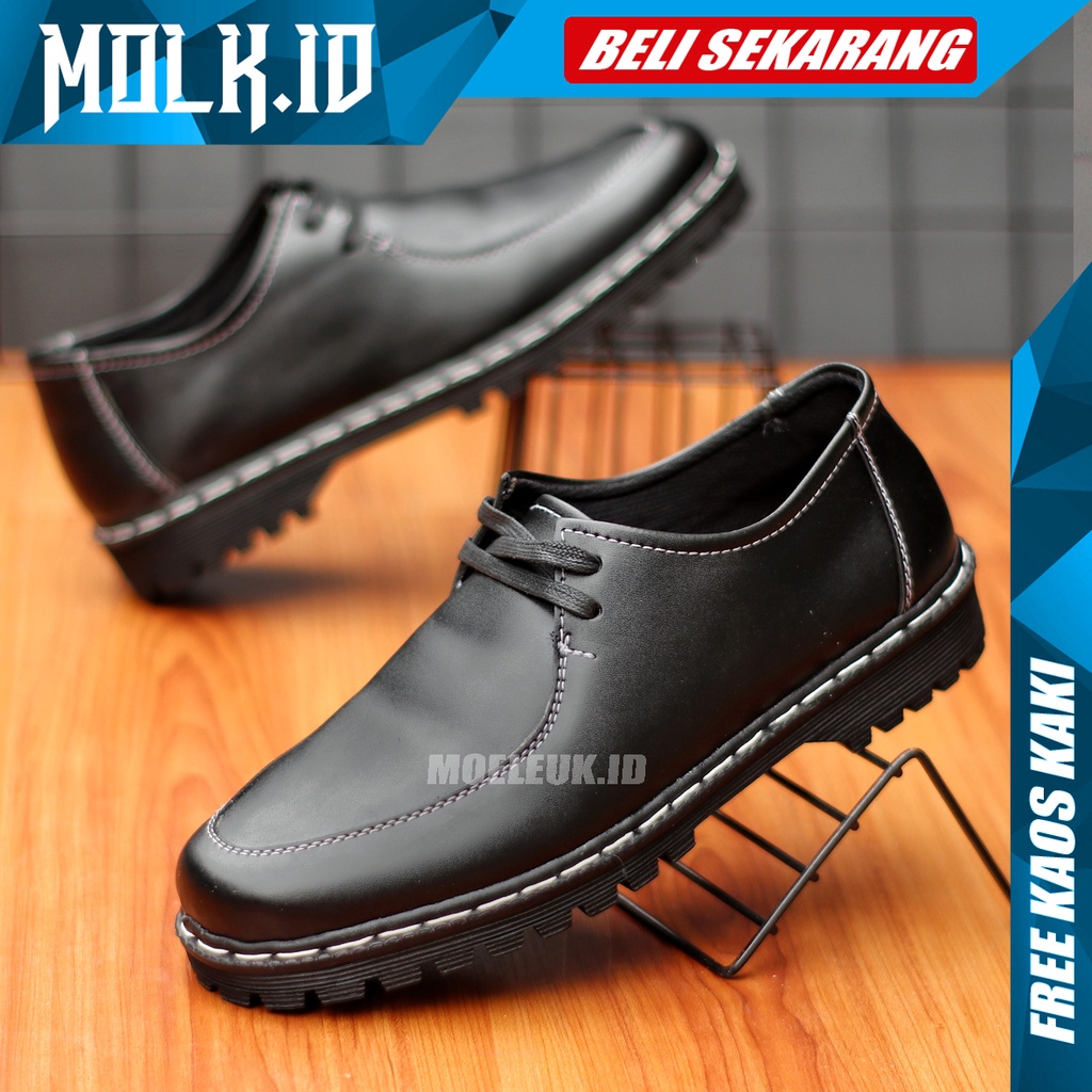 MOLK Sepatu Pantofel Formal Pria Casual Kerja Kantor Original