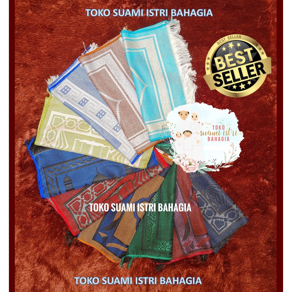 Sajadah Alshamia / Al Bahar Albahar Al Shamia 35 x 60 Cm Travel Travelling Kepala Muka Mini Anak Haji Tipis Souvenir Murah Albahar Al Bahar Alydrus Costa Alaydrus Tas