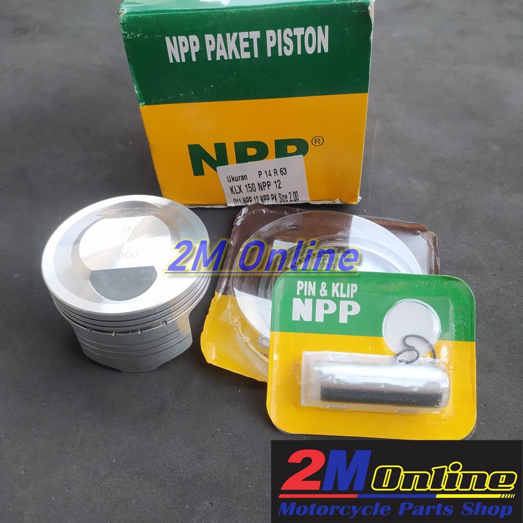 Mdr Piston Kit Modif KLX 150 Dim 63 Pen 14 NPP12 OS 200 Merk NPP